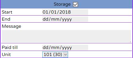 Adding storage option for order quote