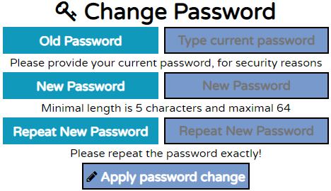 Change your password