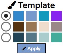 Wide change of system template for your user account